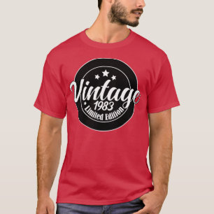 Limited Edition Vintag 1983 Geburtstag 40. Geburts T-Shirt