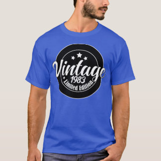 Limited Edition Vintag 1983 Geburtstag 40. Geburts T-Shirt