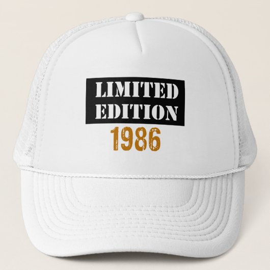 Limited Edition Vintag 1986 Truckerkappe (Vorderseite)