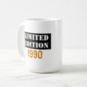 Limited Edition Vintag 1990 Kaffeetasse (Vorderseite Links)