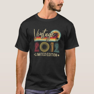 Limited Edition Vintag 2012 10th Birthday Gift 10 T-Shirt