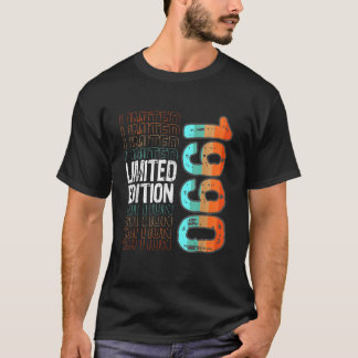 Limited Edition Vintag Retro Birth Year 1990 T-Shirt
