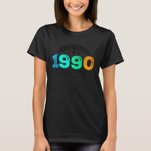 Limited Edition - Vintage 1990 T-Shirt (Vorderseite)