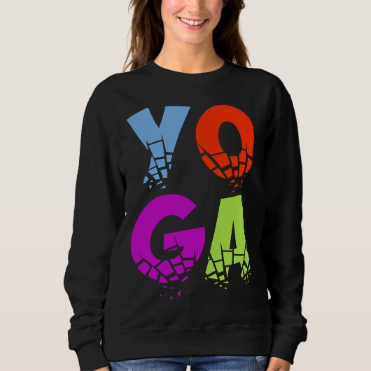 Limited Edition Yoga Meditation Angepasst Sweatshirt (Vorderseite)