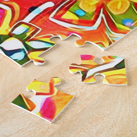 Limited Edition Zitat Moderne Fun Floral Inspirier Puzzle (Seite)