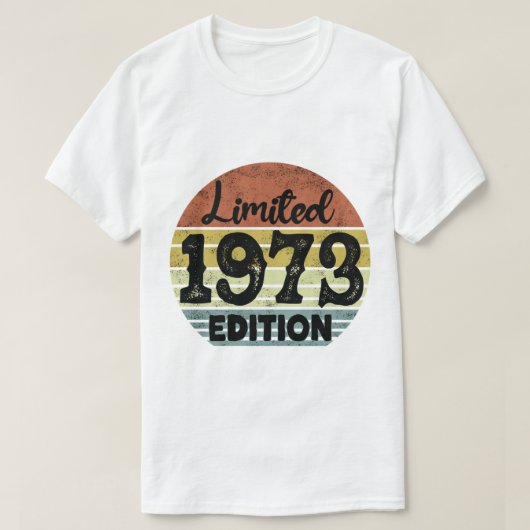 Limitiert 1973 Edition Vintag, Funny Birthday T-Shirt (Design vorne)