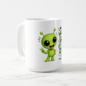 Limitierte Alien-Edition Kaffeetasse (Vorderseite Links)