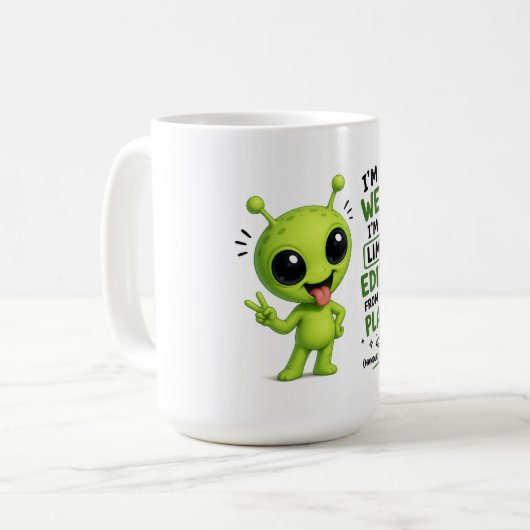 Limitierte Alien-Edition Kaffeetasse (Vorderseite Links)
