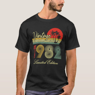 Limitierte Auflage 1982 40. Geburtstagsgeschenk 40 T-Shirt