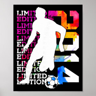 Limitierte Auflage 2014 12 Jahre Fußball 12. Gebur Poster