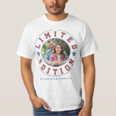 Limitierte Auflage Bestes Papa-Foto T-Shirt (Vorderseite)
