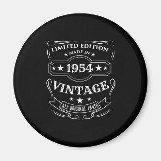 Limitierte Auflage Hergestellt 1954 Vintage Geburt Magnet
