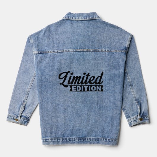 Limitierte Auflage Jeansjacke (Rückseite)