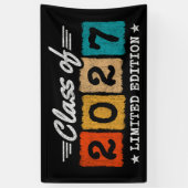 Limitierte Auflage Retro Vintage Abschlussklasse 2 Banner (Vertikal)