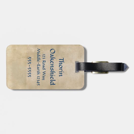 Limitierte Auflage: THORIN OAKENSHIELD™ Gepäckanhänger (Rückseite horizontal)