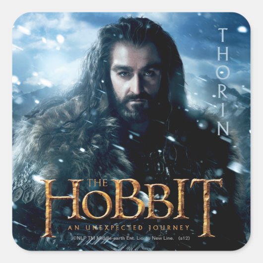 Limitierte Auflage: THORIN OAKENSHIELD™ Quadratischer Aufkleber (Vorderseite)
