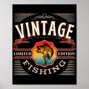 LIMITIERTE AUFLAGE VINTAGE ANGELN  POSTER
