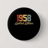 Limitierte Auflage von 1958 Button (Vorderseite)