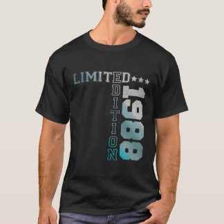 Limitierte Auflage zum 1988er Geburtstagsjubiläum T-Shirt
