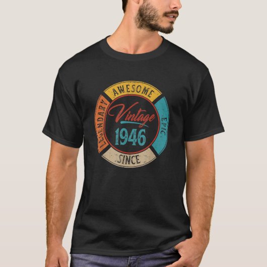 Limitierte Ausgabe Geschenke 80 Jahre alt 1946 T-Shirt (Vorderseite)