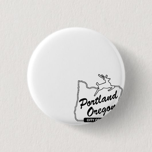 Limitierte Edition - 2026 City of Roses Button-Pin Button (Vorderseite)