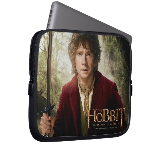 Limitierte Edition Artwork: BILBO BAGGINS™ Laptopschutzhülle (Vorne Rechts)