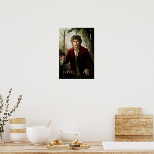 Limitierte Edition Artwork: BILBO BAGGINS™ Poster (Küche)