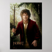 Limitierte Edition Artwork: BILBO BAGGINS™ Poster (Vorne)