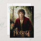 Limitierte Edition Artwork: BILBO BAGGINS™ Postkarte (Vorne/Hinten)