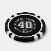 Limitierte Edition Awesome 40. Geburtstag Pokerchips (Einzeln)