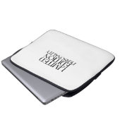 Limitierte Edition Persönlichkeit Sarkastische Typ Laptopschutzhülle (Vorne Knopf)