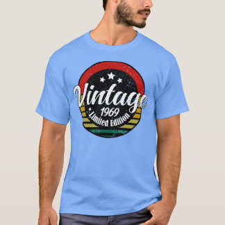 Limitierte Edition Vintage 1969 Geburtstag 54. Geb T-Shirt