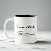 limitiertes Edition-Angebot Zweifarbige Tasse