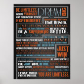 Limitless365 Manifest Poster (Vorne)