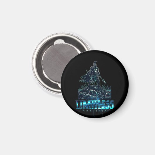 Limitless Ambition Spartan Gladiator Warrior Magnet (Vorderseite/Rückseite)