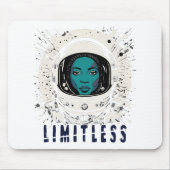 Limitless Astronaut Girl - Mousepad (Vorne)