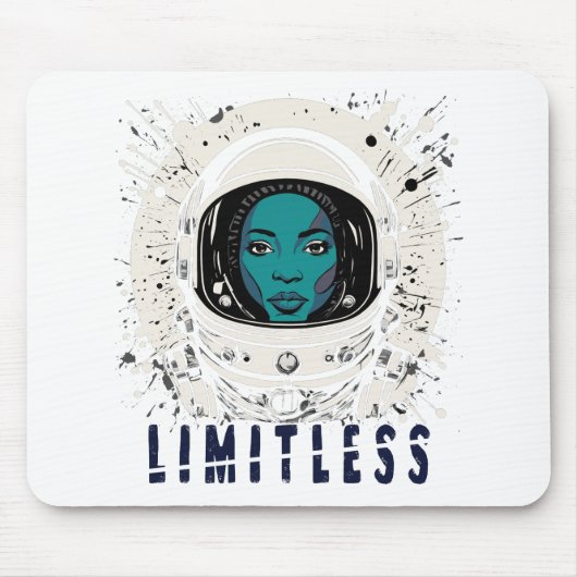 Limitless Astronaut Girl - Mousepad (Vorne)