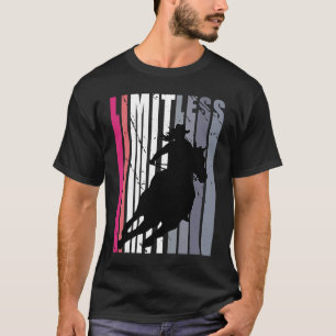 Limitless Cowgirl Girls Rodeo Western Süd Vin T-Shirt