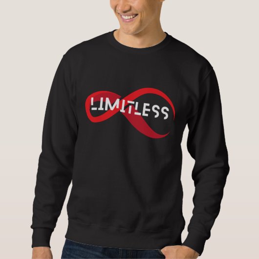 LIMITLESS Infinity Symbol sweatshirt (Vorderseite)
