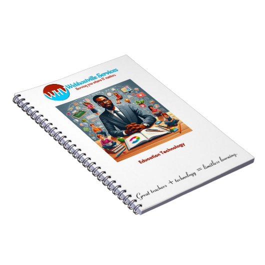 "Limitless Learning: Great Teachers & Tech Noteboo Notizblock (Rechte Seite)