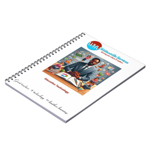 "Limitless Learning: Great Teachers & Tech Noteboo Notizblock (Linke Seite)