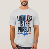 Limitless Pursuit Inspiring Colorful Drip Graphic  T-Shirt (Vorderseite)