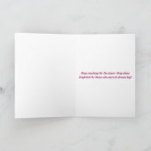 Limitlose Affirmationskarte Feiertagskarte (Innenseite)
