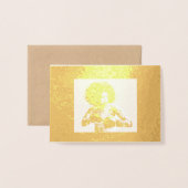 Limitlose Frauenkarte Folienkarte (Vorderseite mit Umschlag)