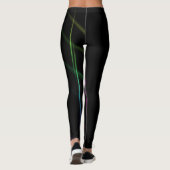 Limitlose, grenzenlose Neonenglühen Leggings (Rückseite)