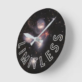 Limitlose Inspirationsgalaxie Runde Wanduhr (Winkel)