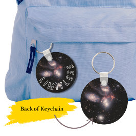 Limitloses, inspirierendes Metall Schlüsselanhänger