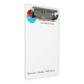 Limitloses Lernen Inspiration-Zwischenablage Mini Klemmbrett (Schrägansicht)