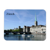 Limmat River in Zürich Magnet (Horizontal)