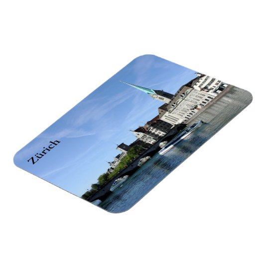 Limmat River in Zürich Magnet (Linke Seite)